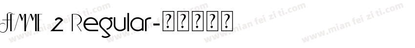 FEMME 2 Regular字体转换